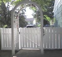 White Vinyl Fence